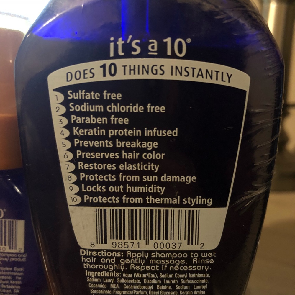 It’s a 10 shampoo and conditioner - Picture 3 of 4